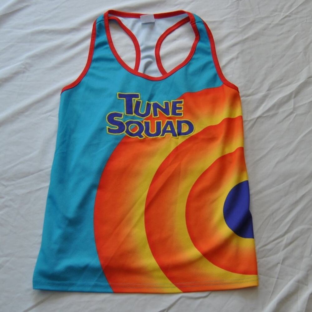 Tune Squad Light Blue Women's Tank Top Jersey Small